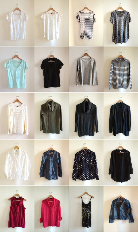 great idea:  a minimalist wardrobe of only 35 pieces!