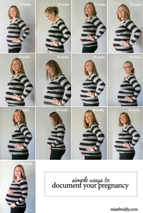 Love these super SIMPLE ways to document your pregnancy!  Plus download a FREE pregnancy journal!