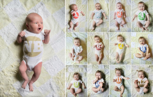 free monthly baby photo signs - Miss Freddy