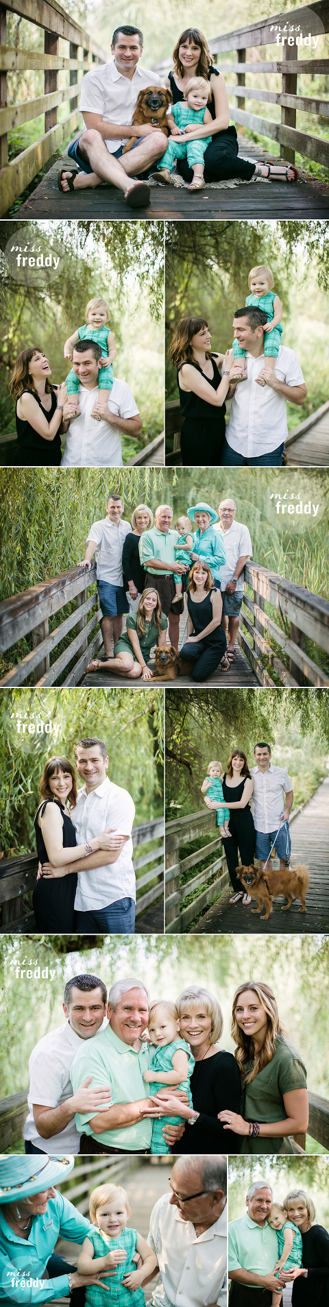 Cute poses for extended family photos.  By Miss Freddy, Seattle extended family photographer.