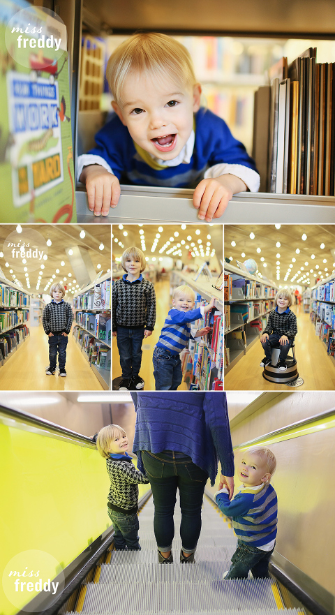 A fun photo session at the Seattle Central Library by Miss Freddy!