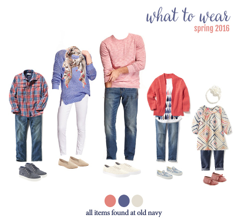  what to wear for spring family photos! very cute outfits for the entire family.