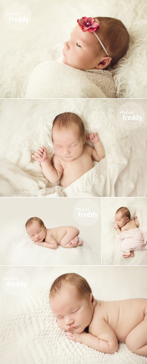 Love this in home newborn photo session by Miss Freddy, newborn photographer in Seattle.