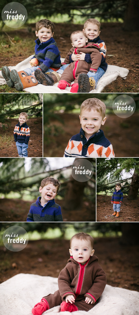 A cute winter photo session by Miss Freddy, a family photographer in West Seattle.