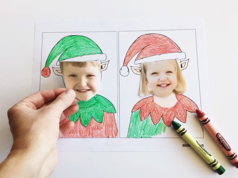 Add a little Christmas spirit to your home with this Elf Yourself fun & easy Christmas photo craft for all ages (adults too)! Perfect for decorating your fridge, office cubicle, or turn it into a gift tag or holiday card!