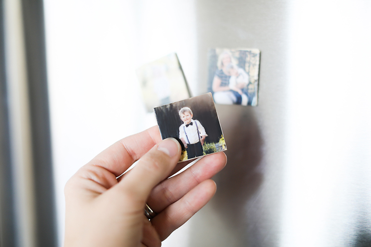 Check out this quick and easy DIY on how to make your own photo magnets!  A simple, fun, personalized gift for anyone on your Christmas list!