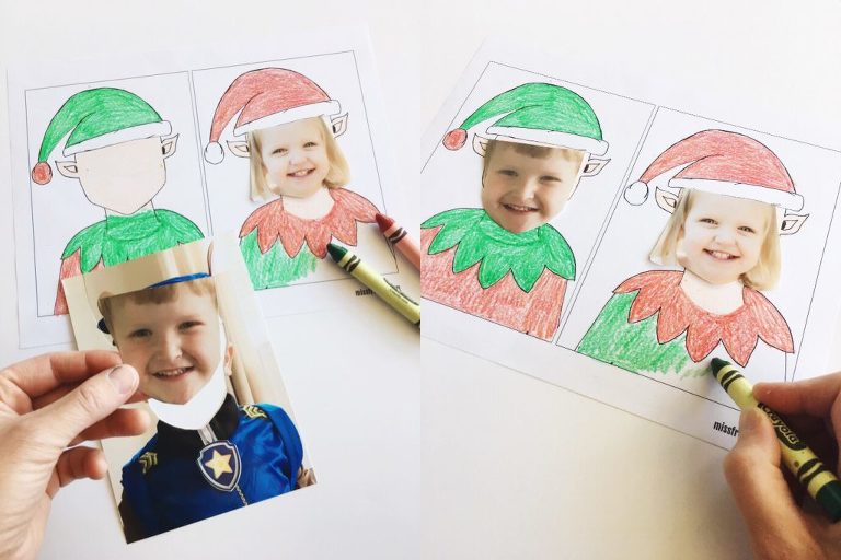 Elf Yourself! Use This Free Printable And Your Picture To Create A