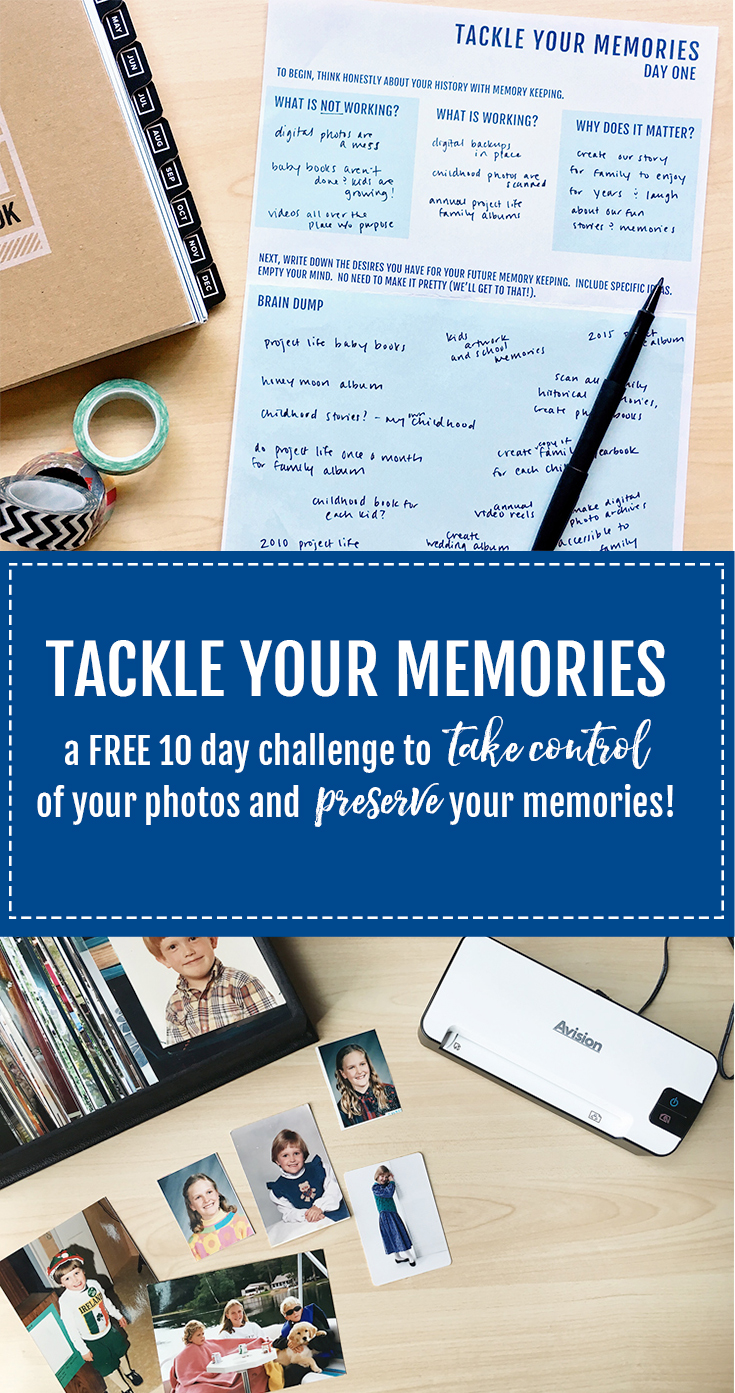 tackle your memories! a free photo organizing course Miss Freddy