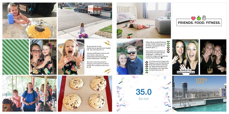 The Project Life App is the easiest way to document our everyday.  Here's a glimpse into our 2017 Family Yearbook using monthly project life pages.