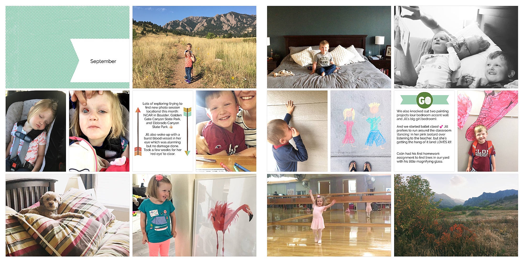 The Project Life App is the easiest way to document our everyday.  Here's a glimpse into our 2017 Family Yearbook using monthly project life pages.