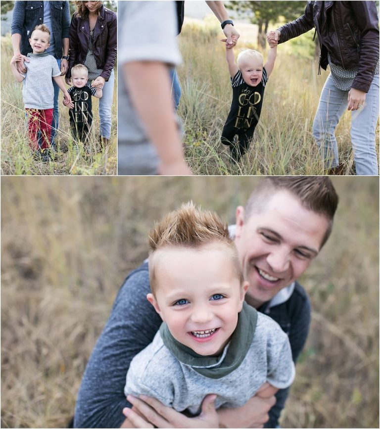 Love these family photos in Boulder Colorado. This fun family plus a stunning Flatirons backdrop made for a gorgeous session!