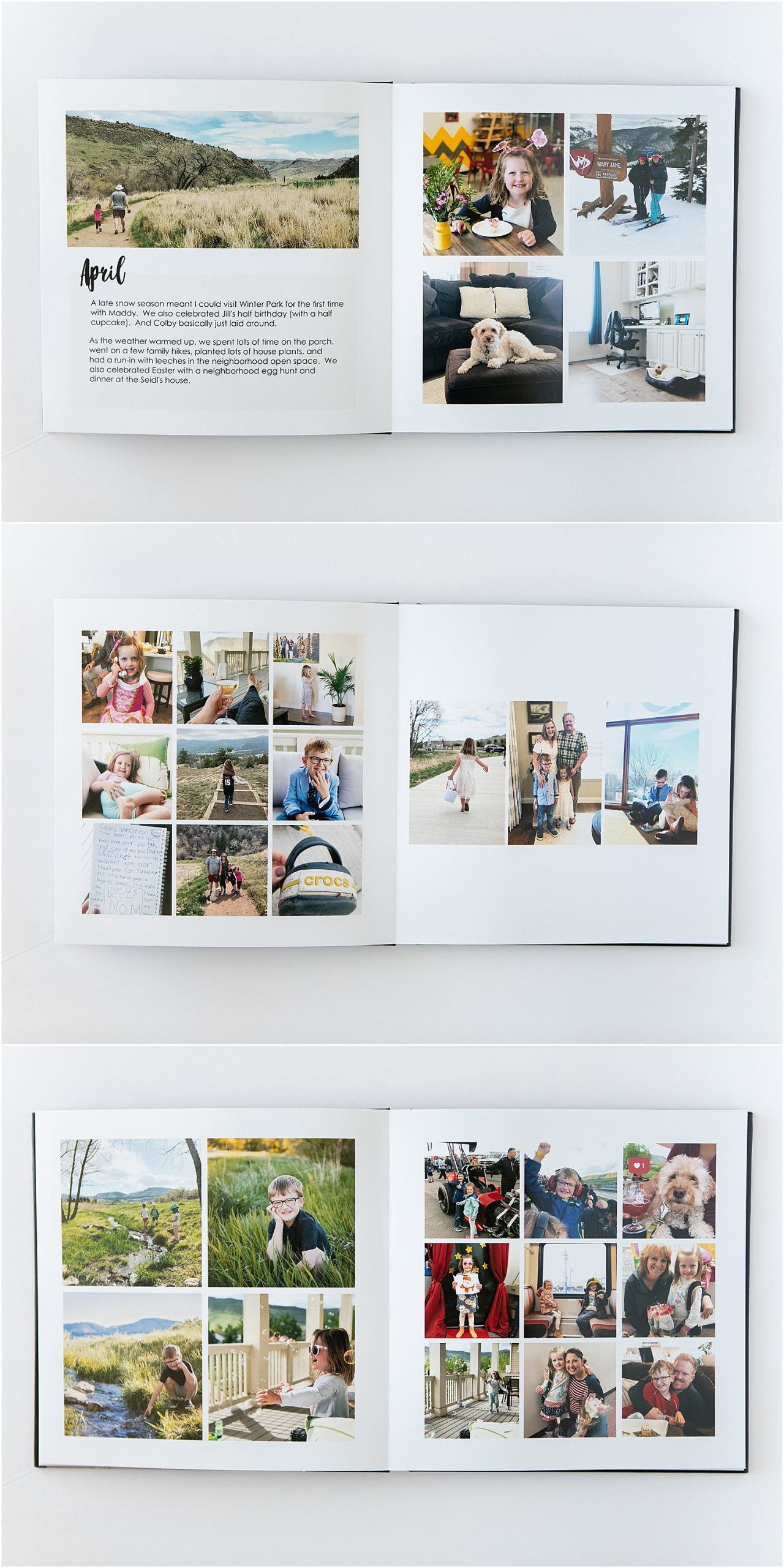 Make a beautiful, simple family yearbook that documents the highlights and stories from the year.  Your family will love it!