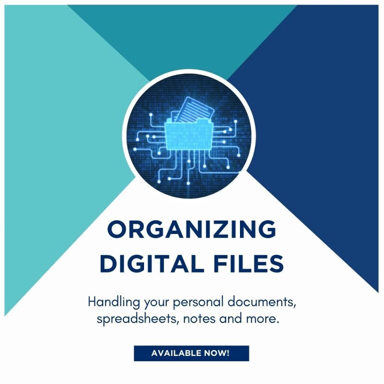 Organizing Digital Files