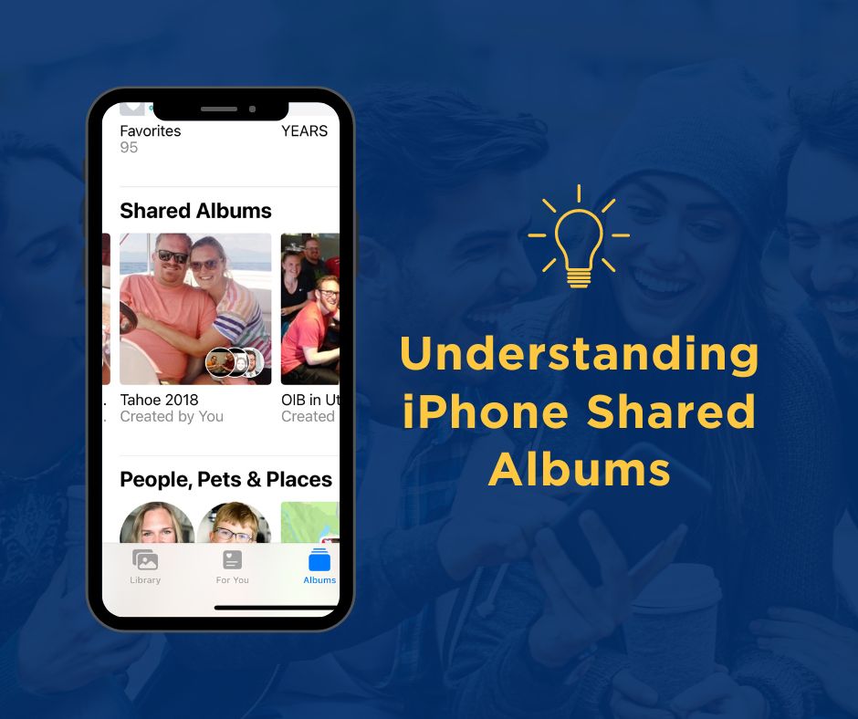 understanding iPhone shared albums