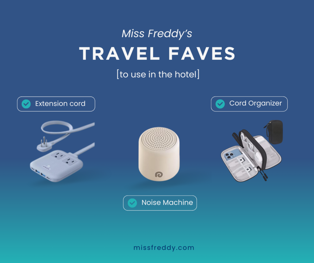 Miss Freddy's must-have travel items