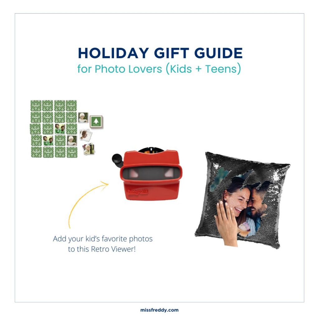 Fun Photo Gift Ideas! Miss Freddy's annual Holiday Gift Guide for Photo Lovers.