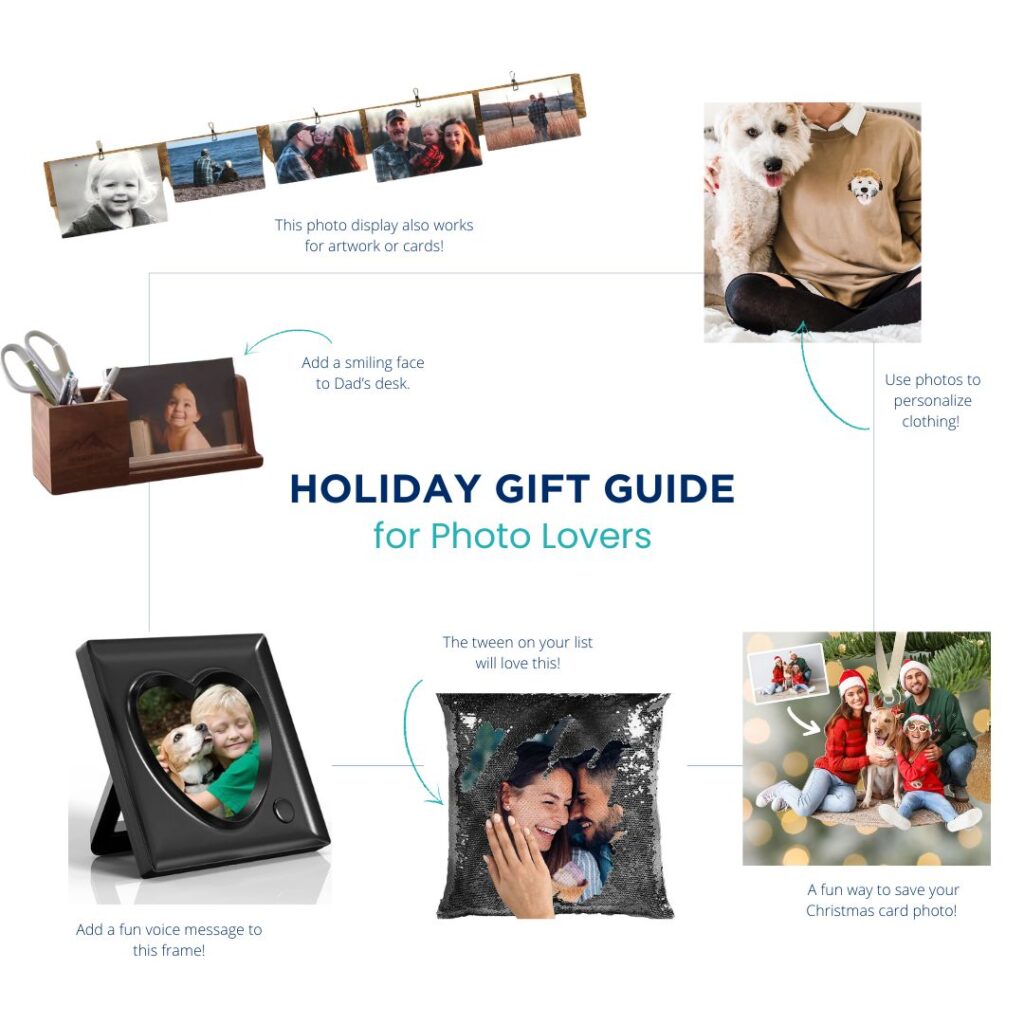 Fun Photo Gift Ideas! Miss Freddy's annual Holiday Gift Guide for Photo Lovers.