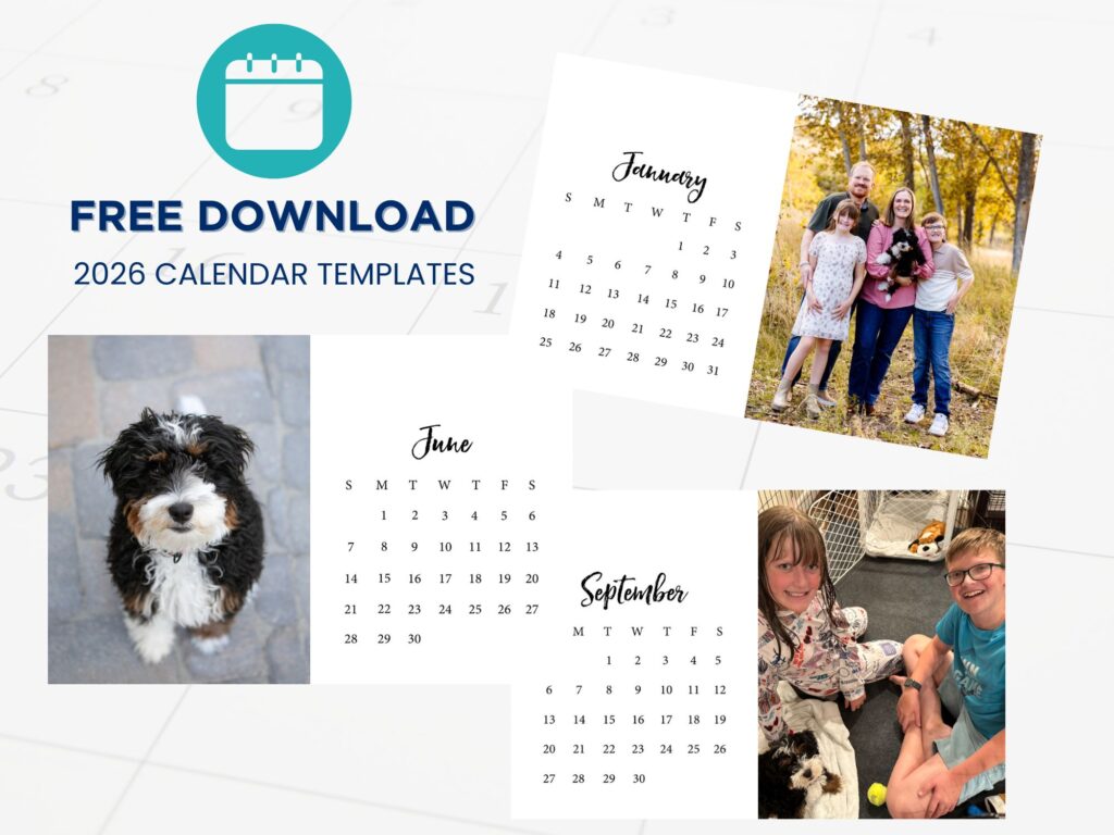 Create a custom 2026 photo calendar with this free template! Easy step-by-step guide using the Project Life App, no design skills required.